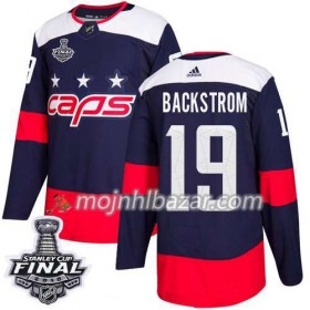 Dresovi Washington Capitals Nicklas Backstrom 19 2018 Stanley Cup Final Patch Adidas Stadium Series Authentic - Muške